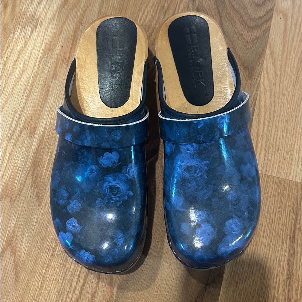 Bjork Swedish Comfort Floral Clogs